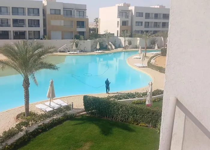 Mohamed Afifi Azha - Crystal Lagoon View - Families - 2 Bed Daire Ain Sukhna